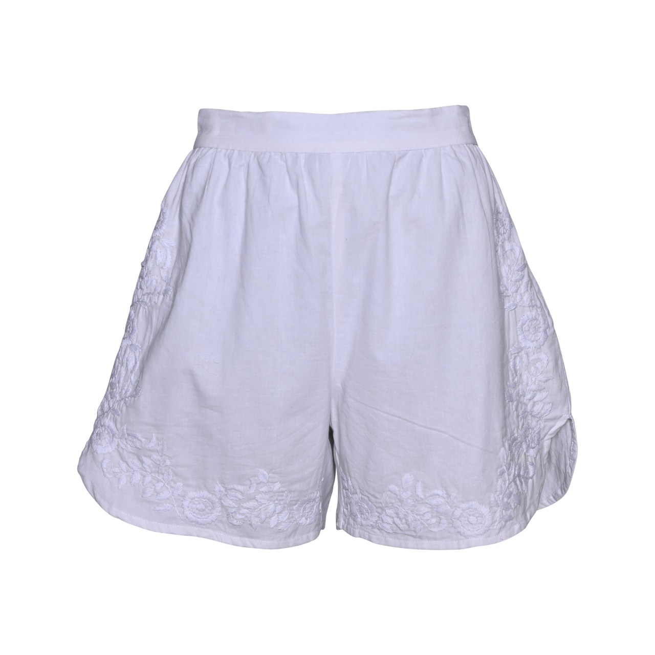 Nitzsche Accessoires Strandshorts mit Blumenstickerei und Teildehnbund Tägliche Deals
