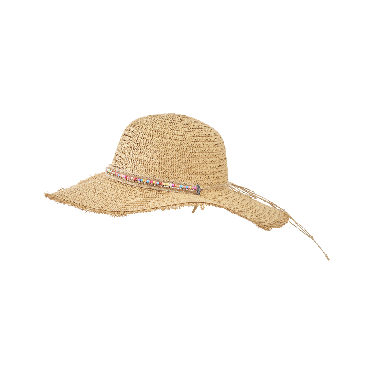 Nitzsche Accessoires Strohhut für Damen mit Kettenverzierung und Fransen Begrenzte Freigabe