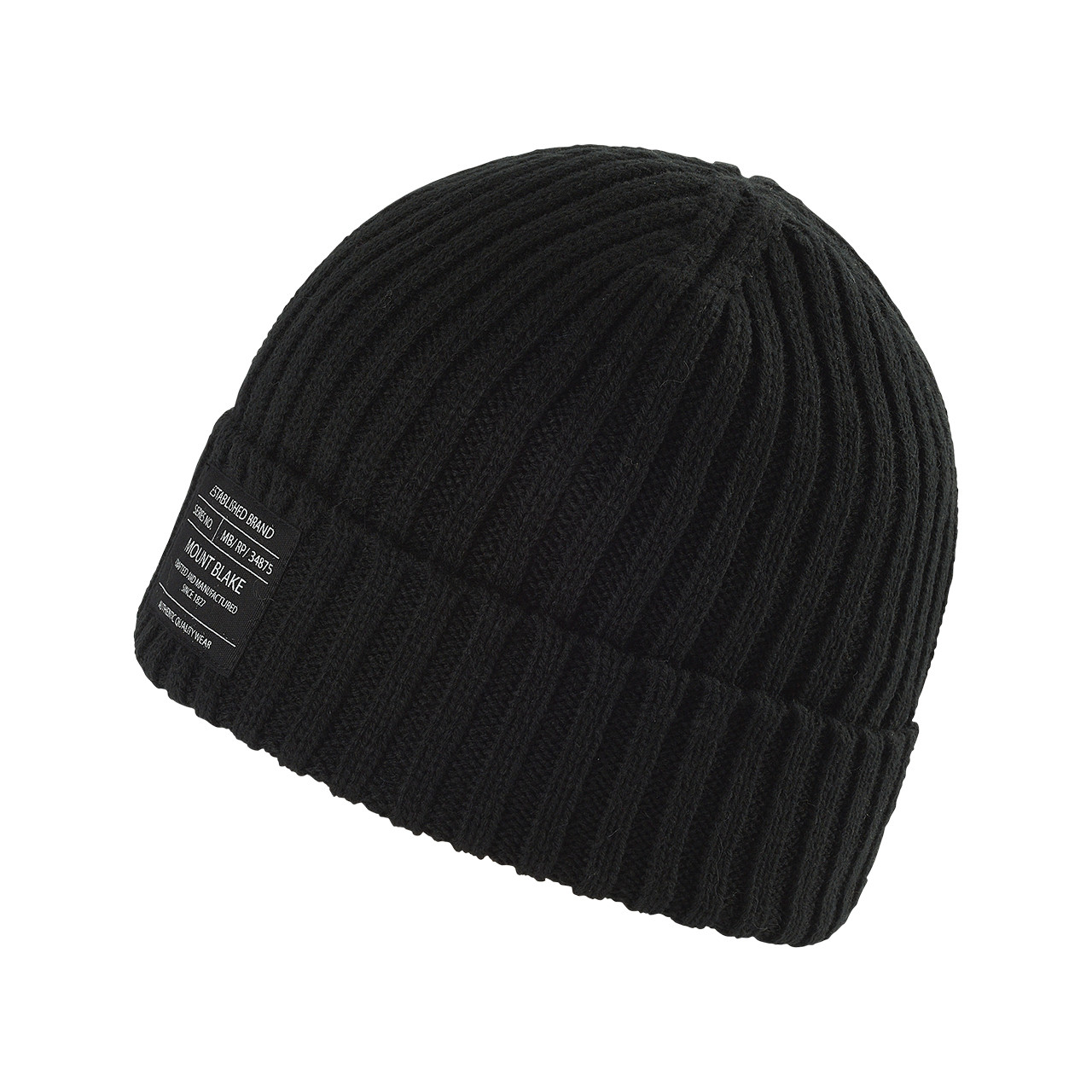 Nitzsche Accessoires Lässige Herren Strickmütze mit NF Label Vatertagsangebot