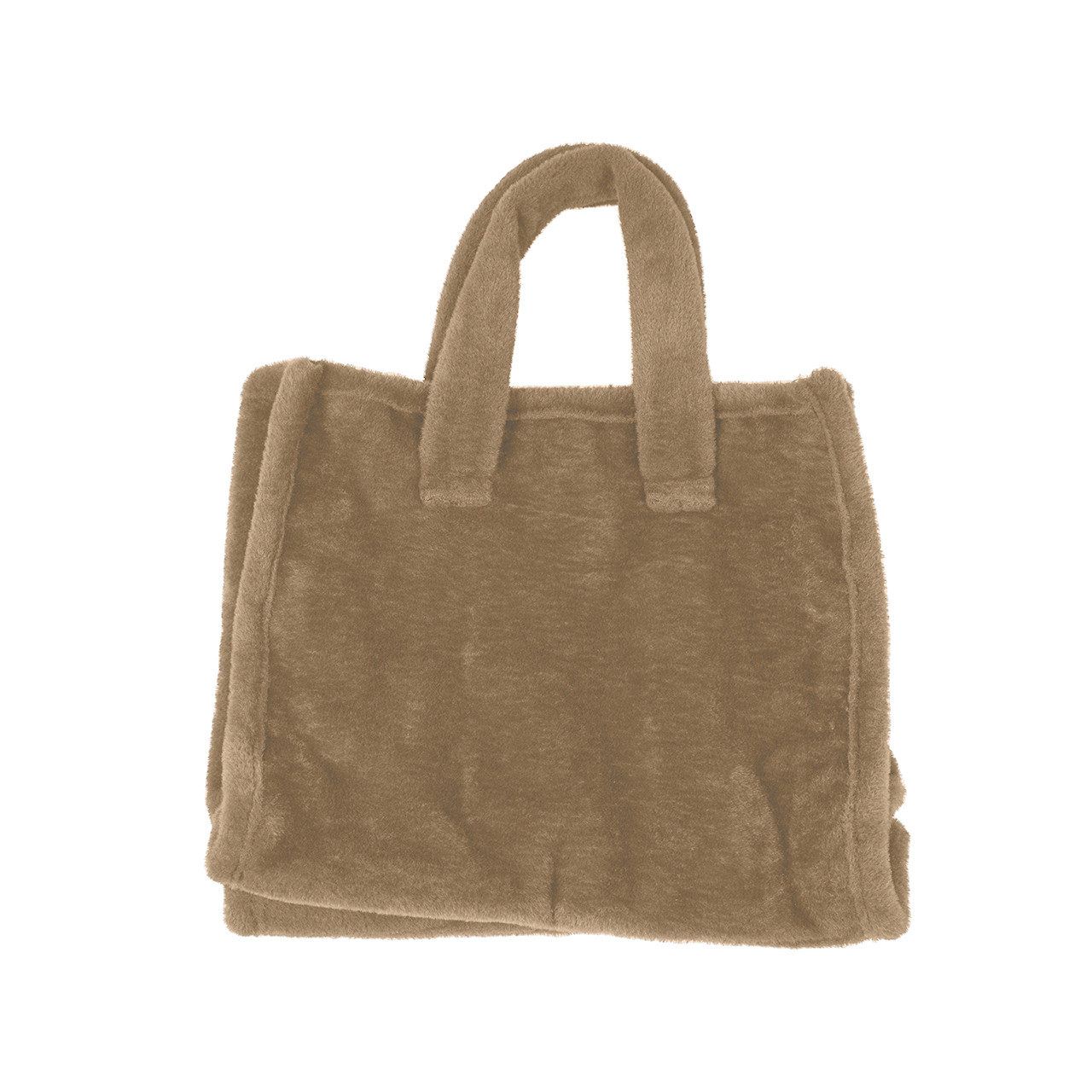 Nitzsche Accessoires Einfarbige Tasche aus Kunstfell 50% Rabatt für begrenzte Zeit