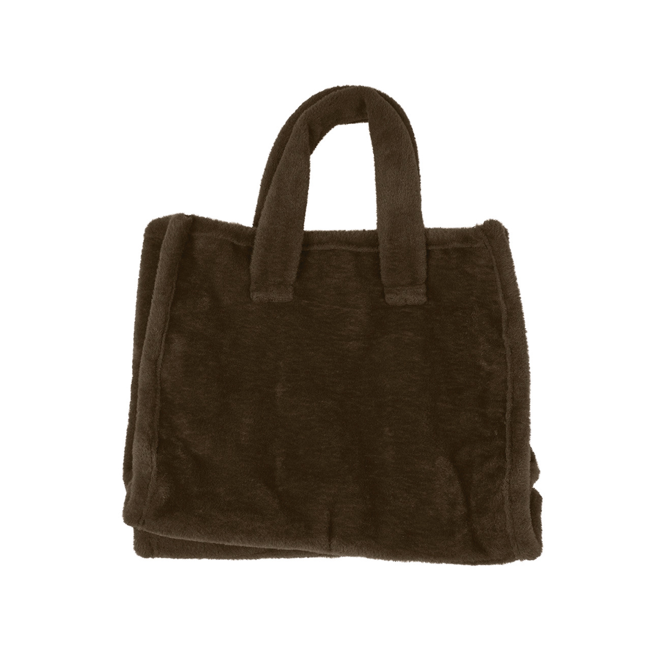 Nitzsche Accessoires Einfarbige Tasche aus Kunstfell 50% Rabatt für begrenzte Zeit