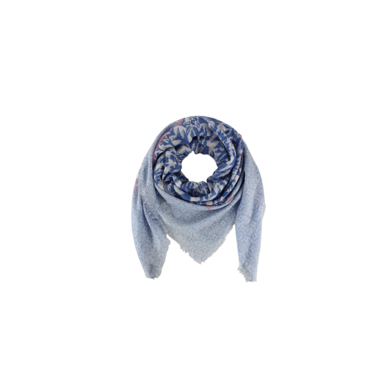 Nitzsche Accessoires Gemustertes, blaues Damen Tuch Wochenangebot