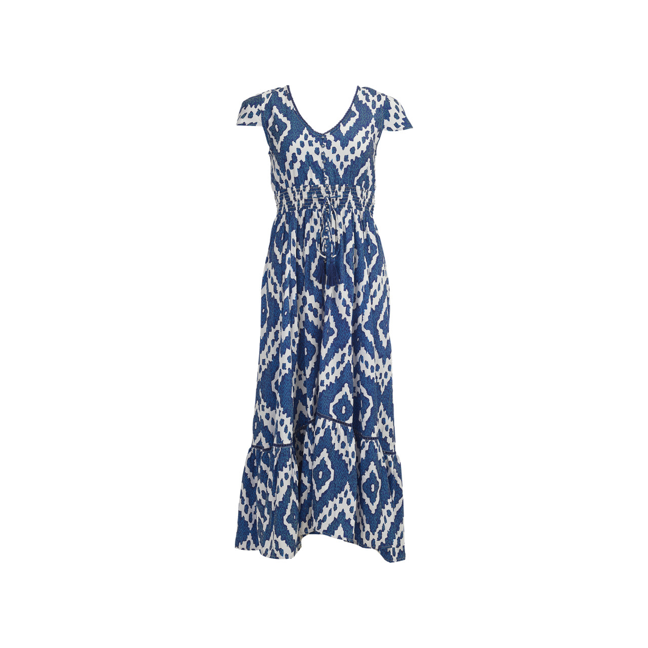 Nitzsche Accessoires Luftiges Maxi-Strandkleid mit Gummizug Letzter Tag