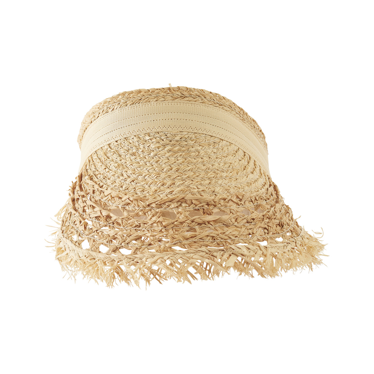 Nitzsche Accessoires Sommerlicher Visor mit Fransen aus Stroh Black Friday Preise