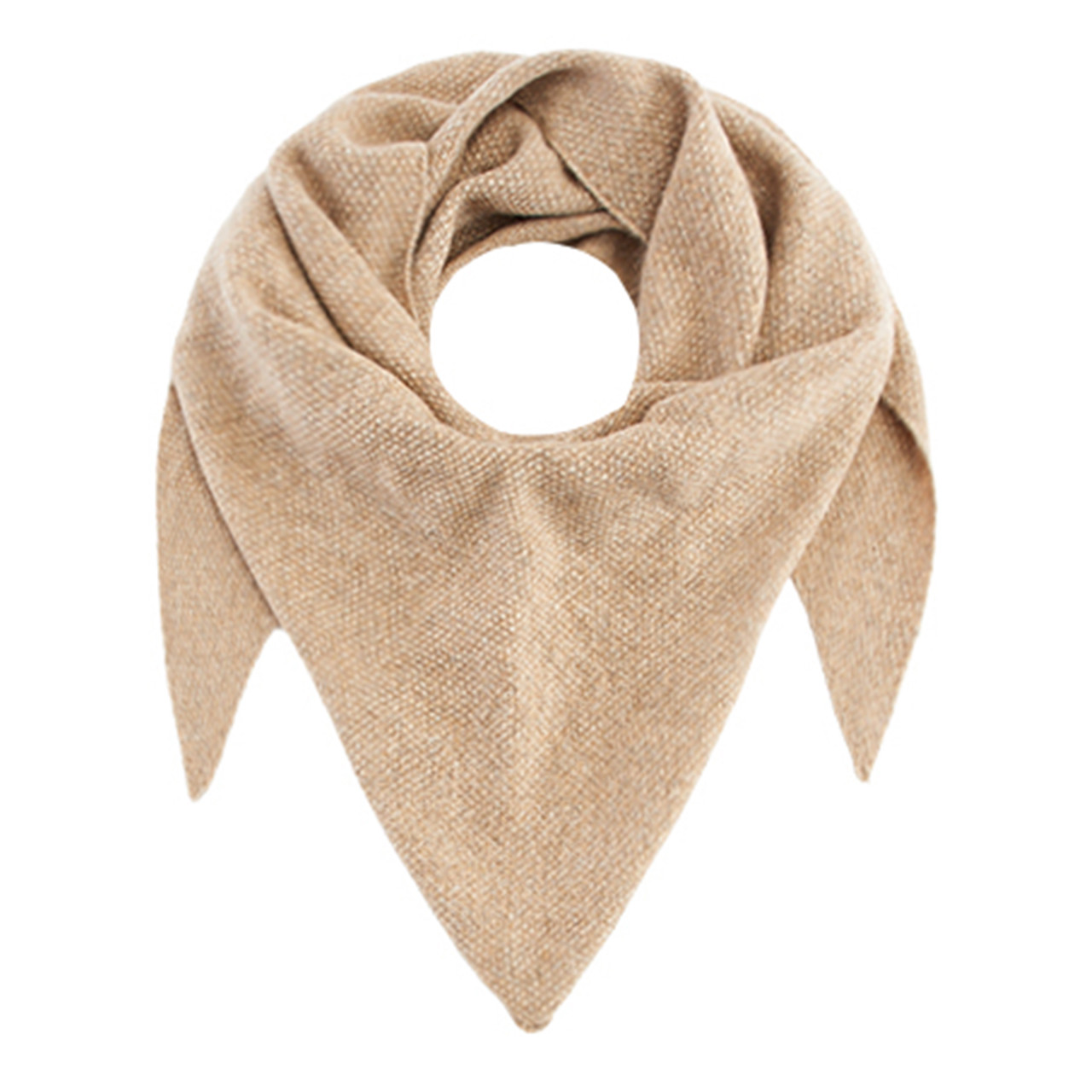 Nitzsche Accessoires Damen Dreieck-Strickschal in melange Optik Flash Sale