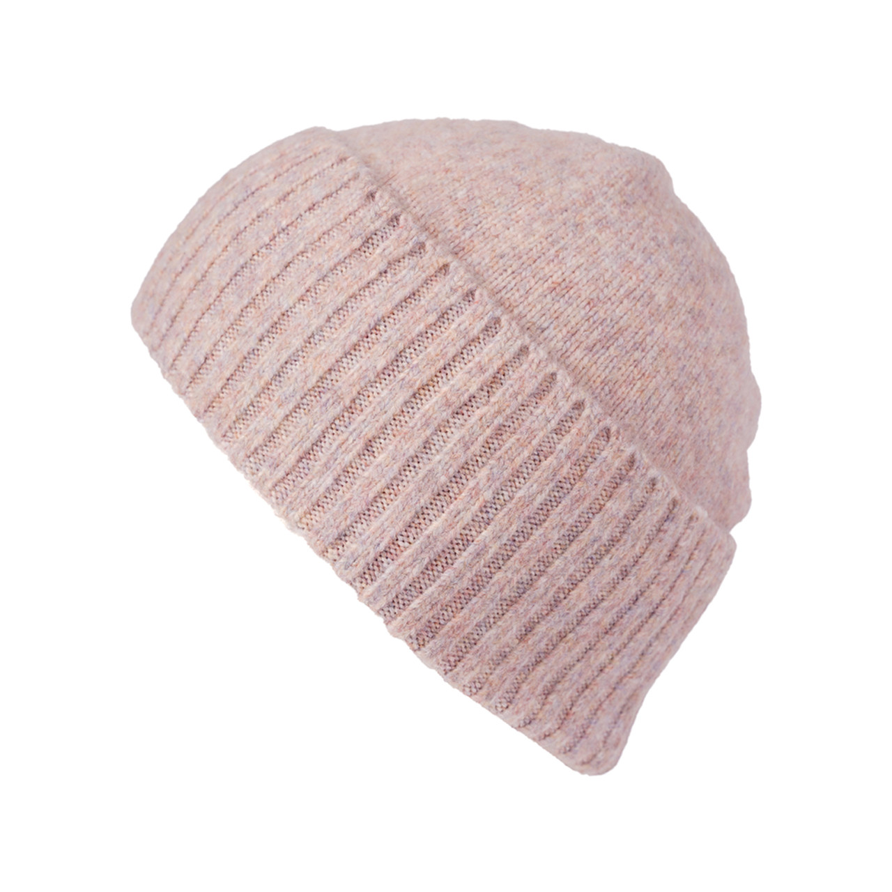Nitzsche Accessoires Damenstrickmütze in melange Optik mit Umschlag Rabatte dieses Monats
