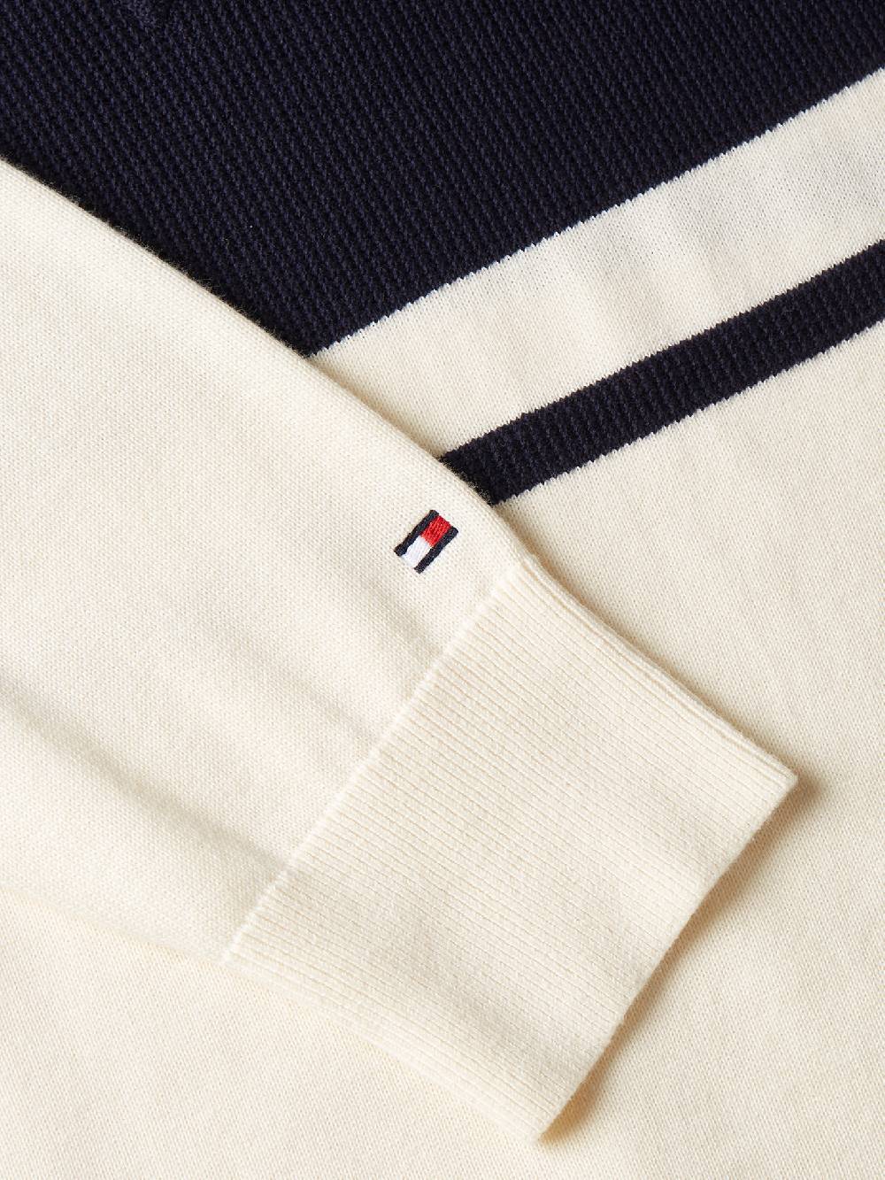Tommy Hilfiger Colorblock Graphic Pullover Tiefpreis