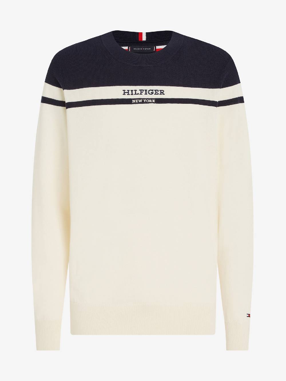 Tommy Hilfiger Colorblock Graphic Pullover Tiefpreis
