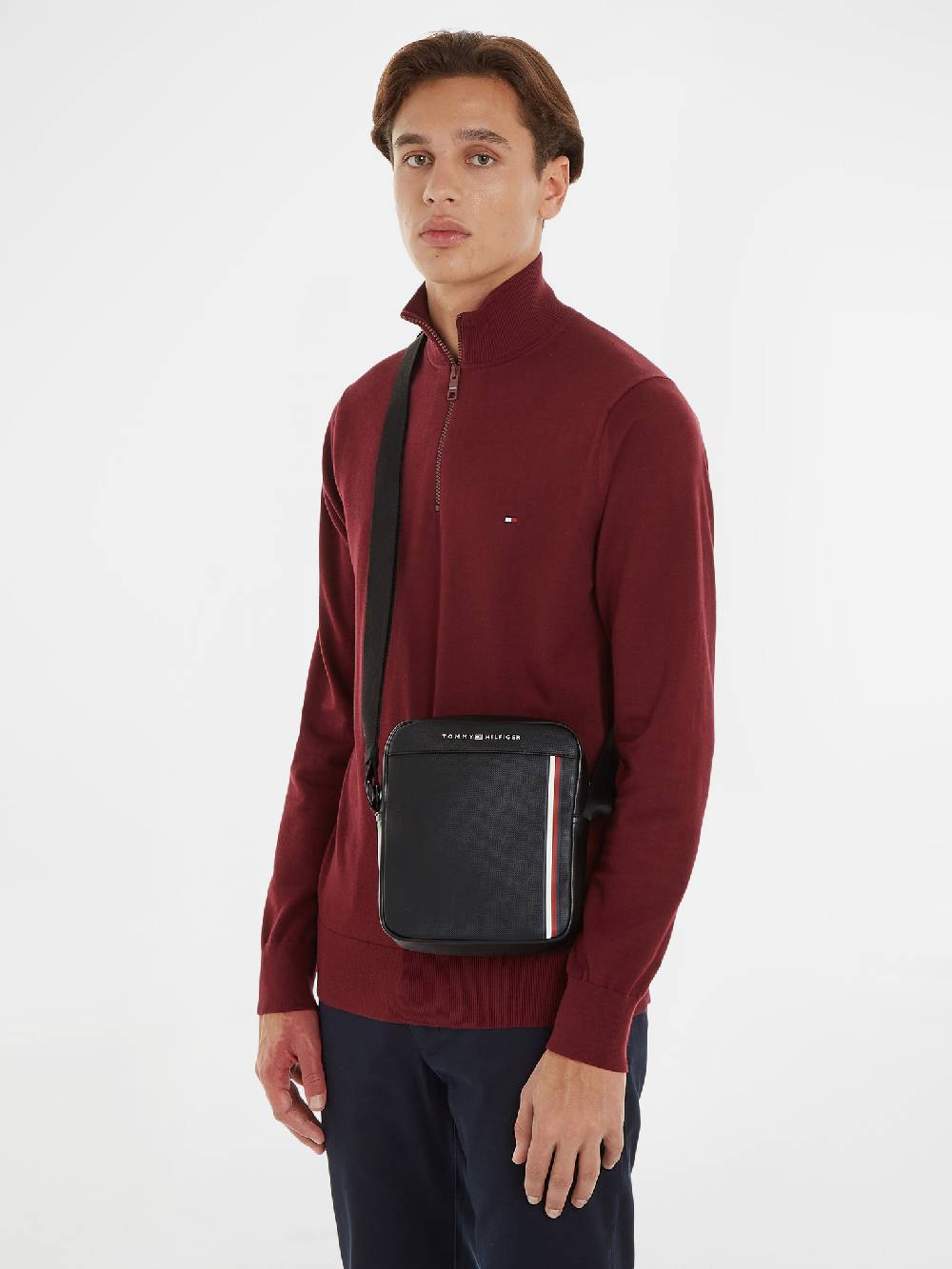 Tommy Hilfiger Pique Mini Reporter Tasche Bis zu 60% Rabatt