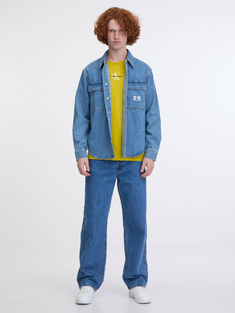 Calvin Klein Jeans Relaxed Denim Hemd Bis zu 55% Rabatt