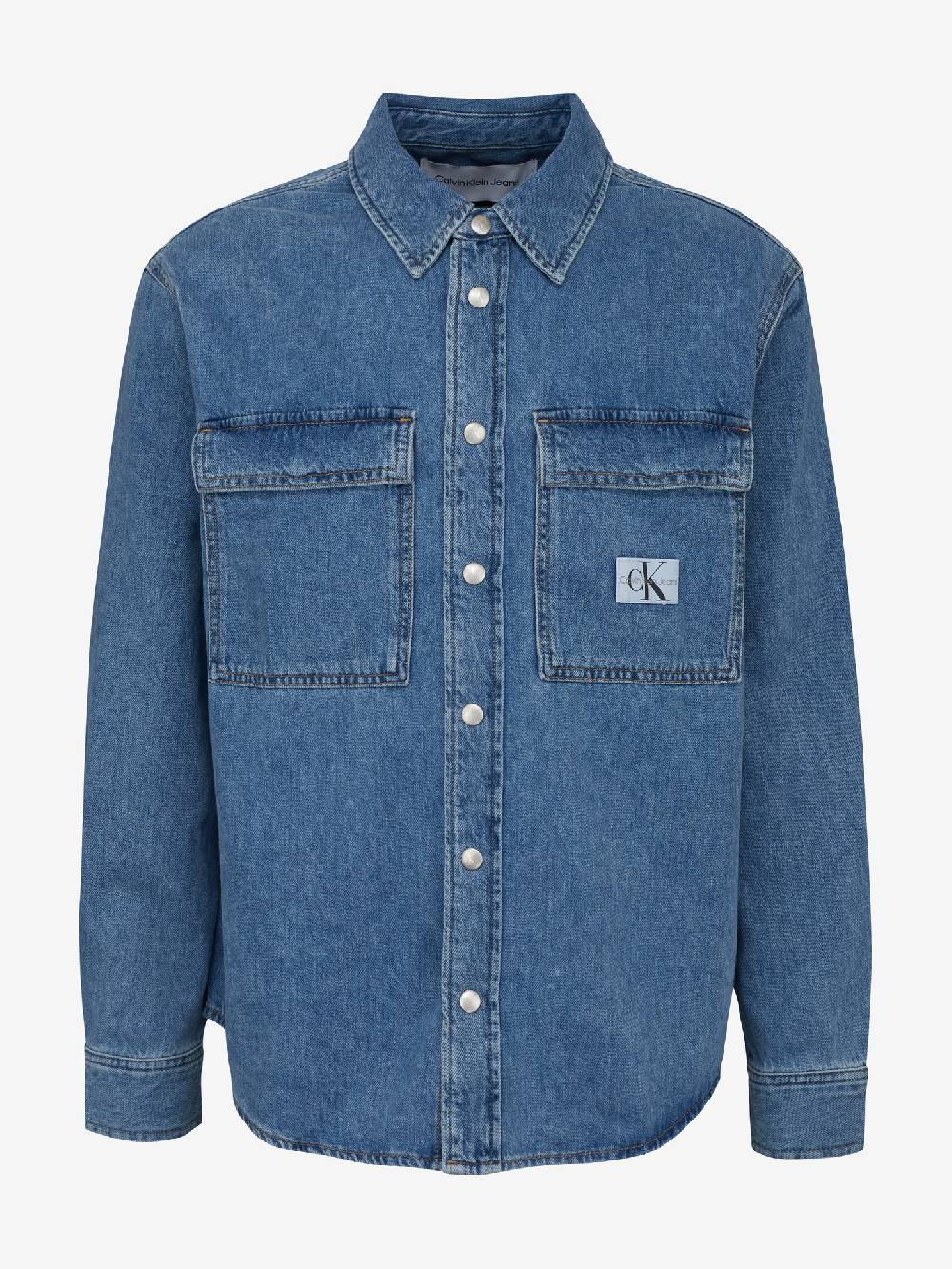 Calvin Klein Jeans Relaxed Denim Hemd Bis zu 55% Rabatt