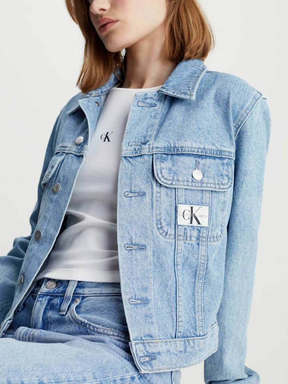 Calvin Klein Jeans 90's Jacke Günstiger Verkauf