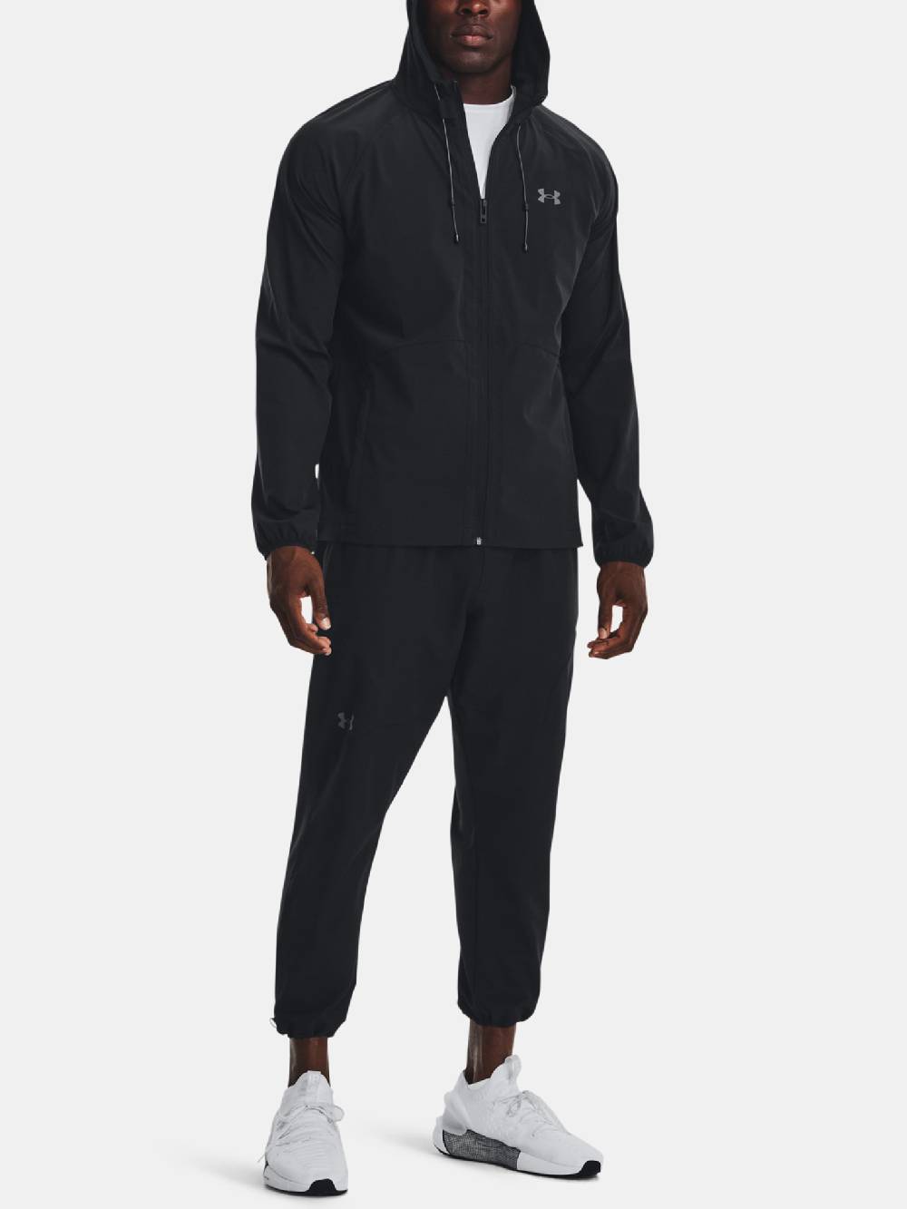 Under Armour UA Stretch Woven Windbreaker-BLK Jacke Zeitbegrenzte Promotion