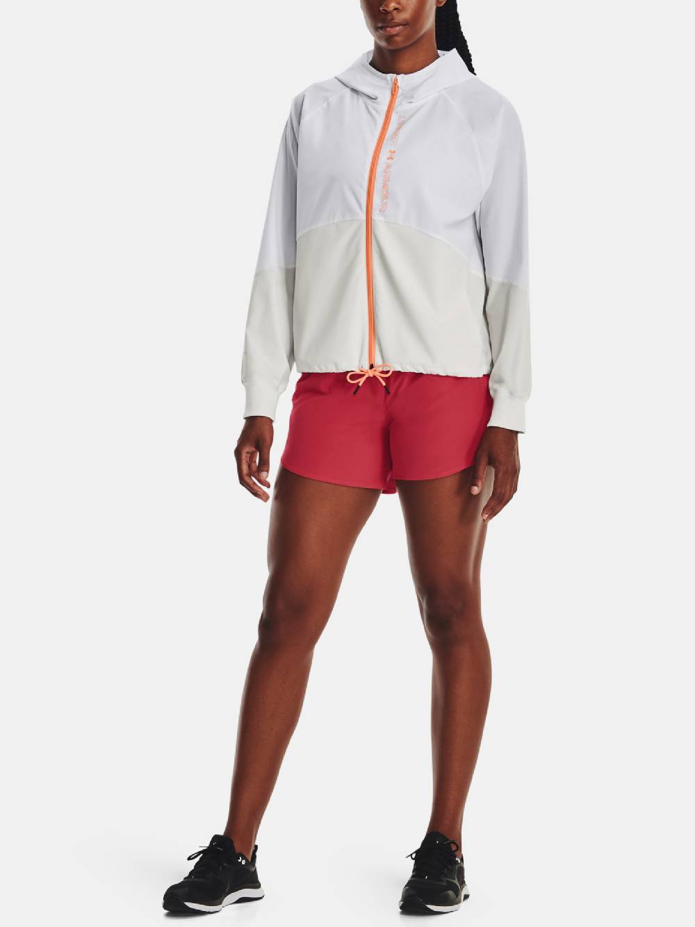 Under Armour Woven FZ Jacket-WHT Jacket Kostenloser Versand international