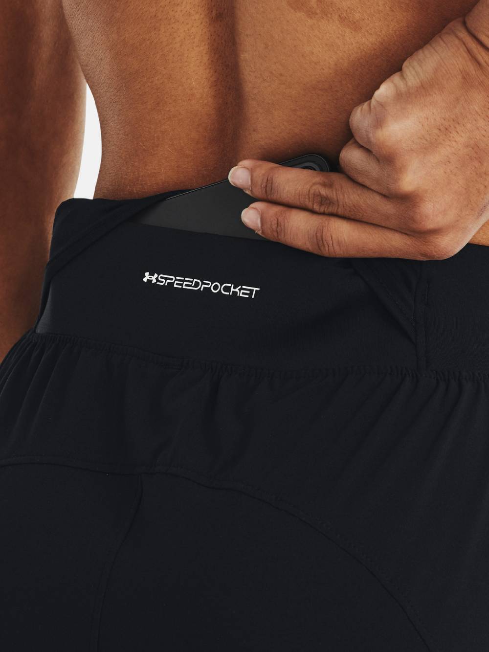 Under Armour OutRun the Storm Pant-BLK Hose Günstig kaufen