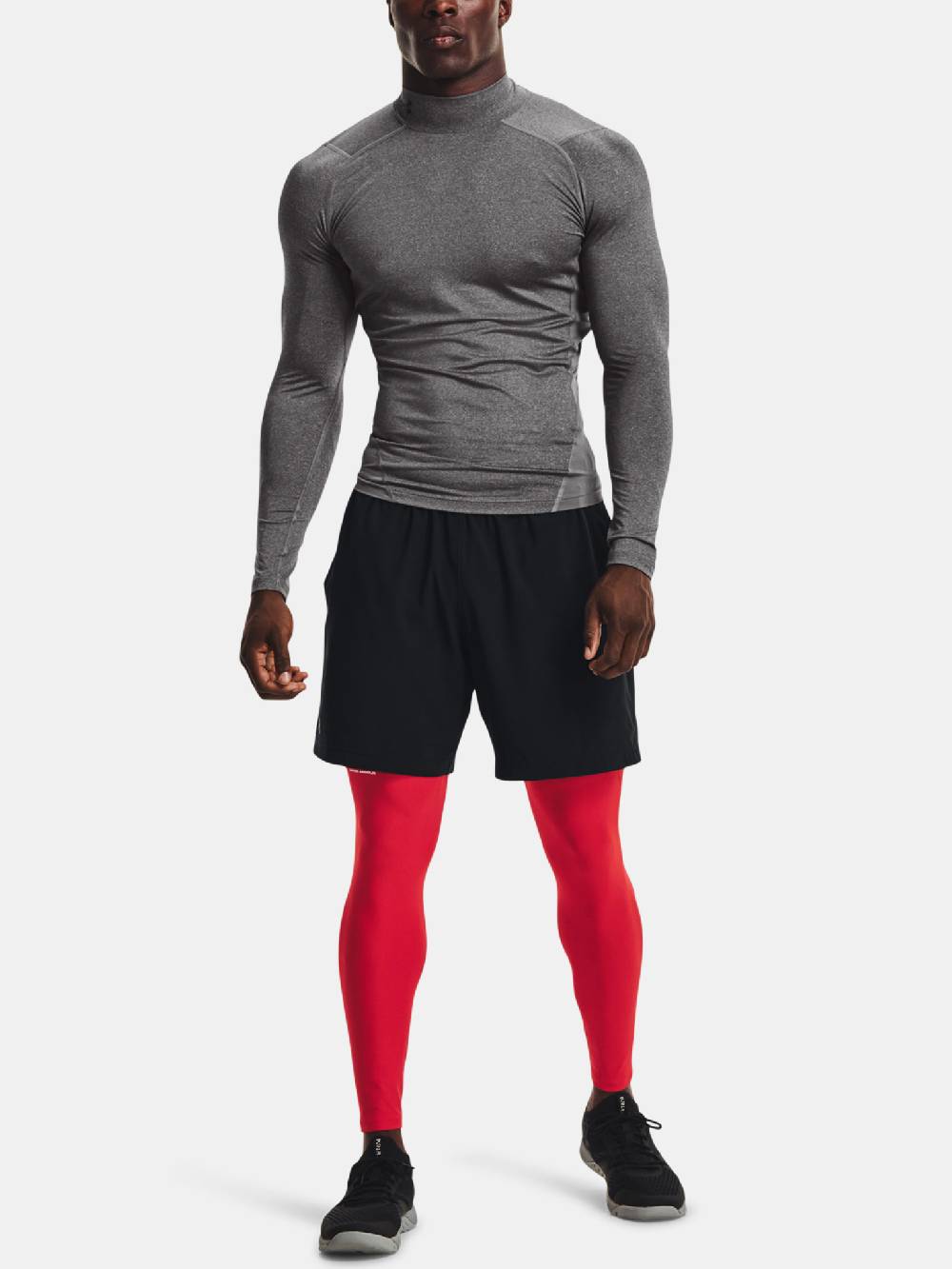 Under Armour HG Armour Comp Mock LS T-Shirt Vatertagsangebot