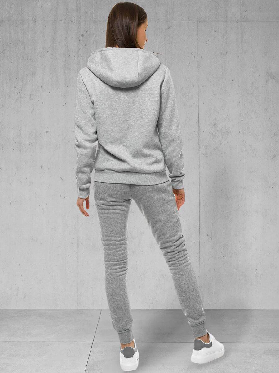 Ozonee Damen Trainingsanzug Grau OZONEE 53 Wochenangebot