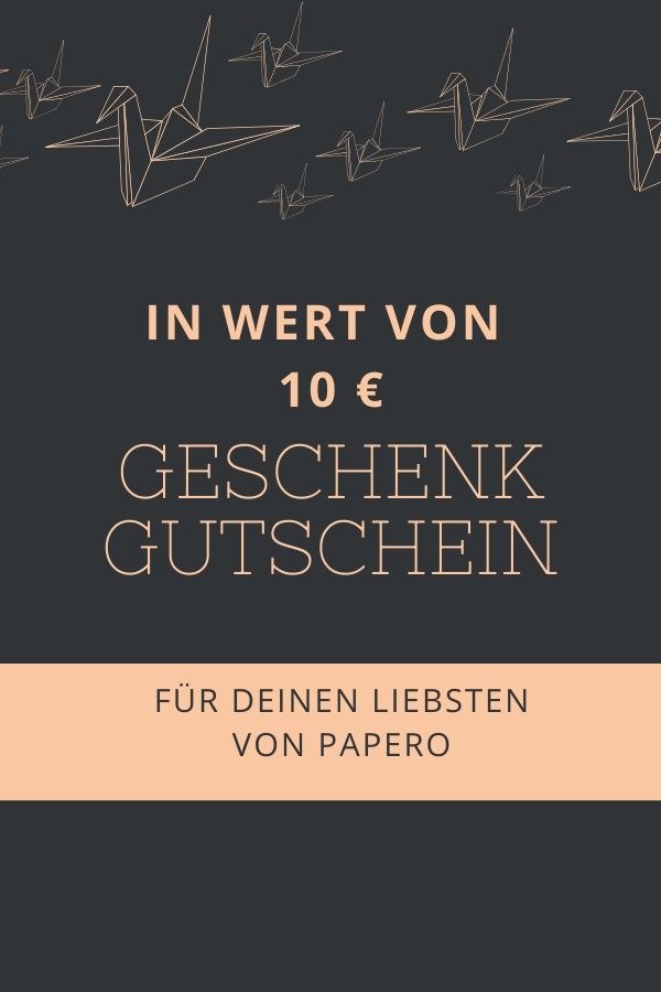 Papero Geschenkgutschein Lagerräumung