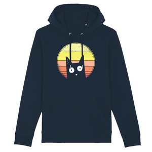Papero Hoodie- BIO - CAT VINTAGE- Unisex Heißer Verkauf