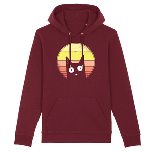 Papero Hoodie- BIO - CAT VINTAGE- Unisex Heißer Verkauf