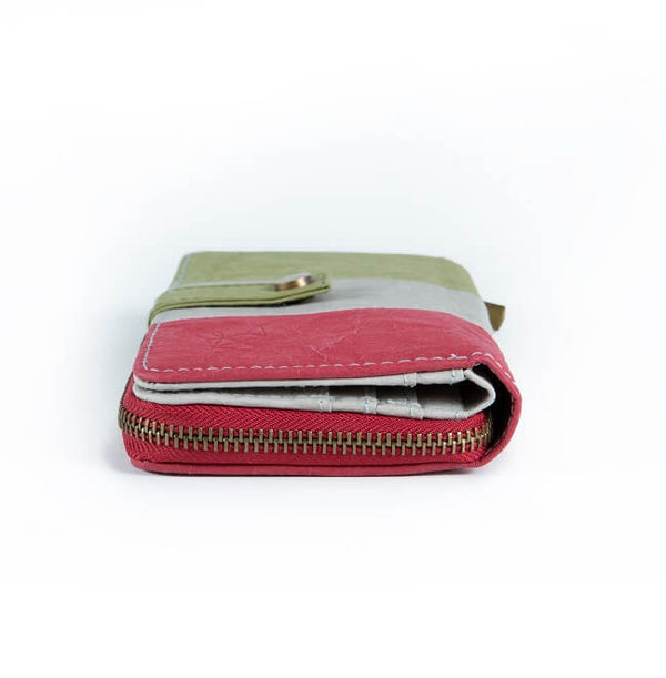 Papero NEU PAPERO leichtes Papier Wallet Damen CAT mit integriertem RFID Schutz und Münzfach Top Angebot