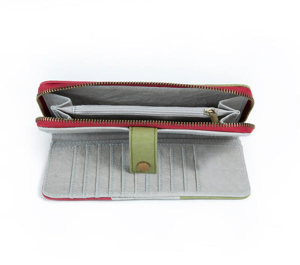 Papero NEU PAPERO leichtes Papier Wallet Damen CAT mit integriertem RFID Schutz und Münzfach Top Angebot