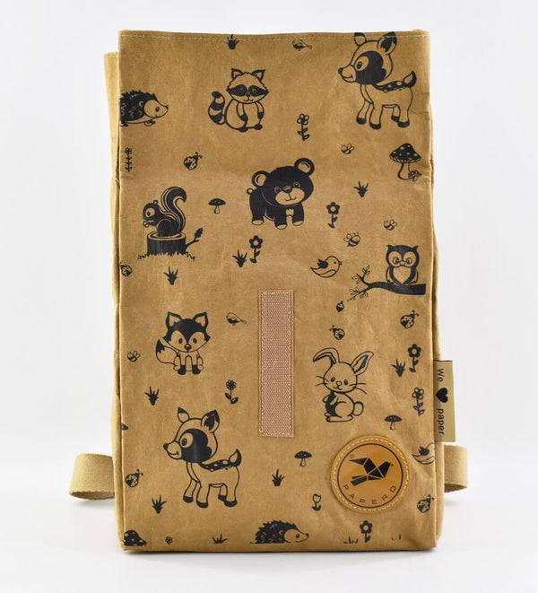 Papero NEU PAPERO Rucksack COUGAR KIDS 8 L aus waschbarem Kraft Papier leicht, reißfest und wasserfest nachhaltig Neueste Mode