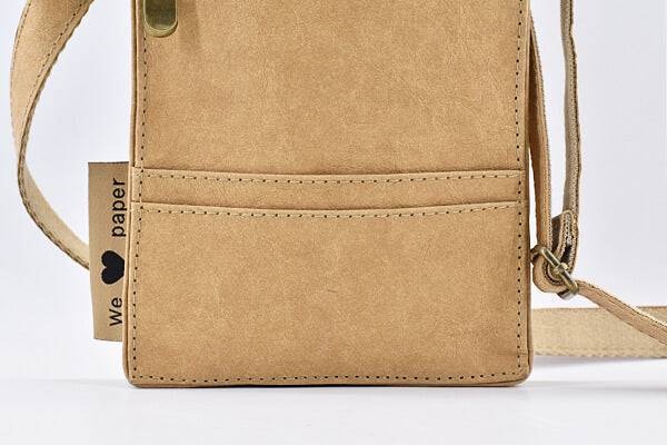 Papero PAPERO Handy Umhängetasche BUTTERFLY aus Papier mit RFID für Passport, Reisen Neuheiten