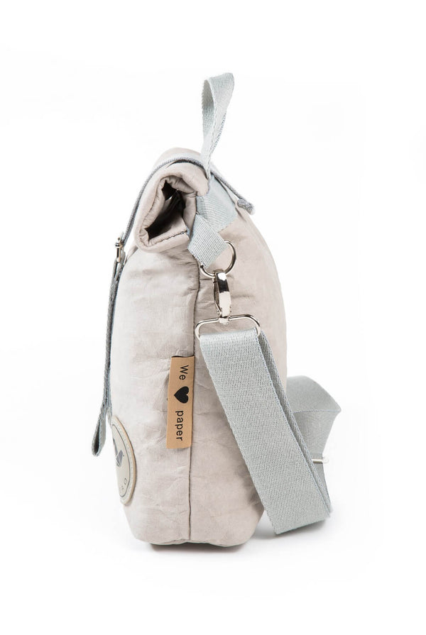 Papero PAPERO Lunchbag Handtasche aus Papier RACOON Pausenbrot vegan nachhaltig Räumungsverkauf