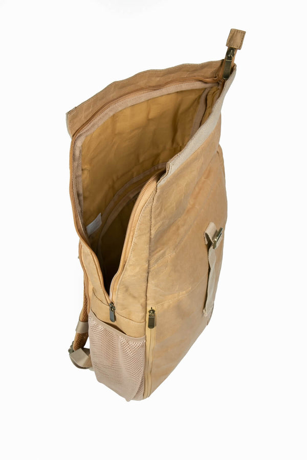 Papero PAPERO Rucksack YETI PRO EDITION 26 L DURCHDACHT aus Kraftpapier leicht, reißfest und wasserfest nachhaltig Begrenzte Freigabe