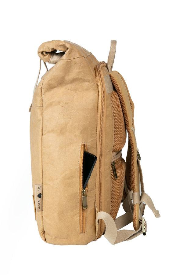 Papero PAPERO Rucksack YETI PRO EDITION 26 L DURCHDACHT aus Kraftpapier leicht, reißfest und wasserfest nachhaltig Begrenzte Freigabe