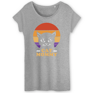 Papero T-Shirt - BIO- CAT MOMMY - Damen Vierteljährliche Förderung
