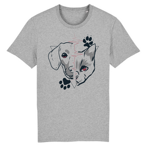 Papero T-Shirt - BIO- Dog + Cat Heartbeat - Herren Riesige Rabatte