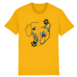 Papero T-Shirt - BIO- Dog + Cat Heartbeat - Herren Riesige Rabatte