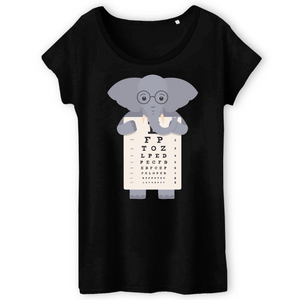 Papero T-Shirt - BIO- ELEPHANT EYE - Damen 50% Rabatt mit kostenlosem Versand