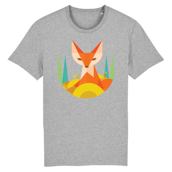 Papero T-SHIRT - BIO- Fox Geometric - HERREN Fabrikladen