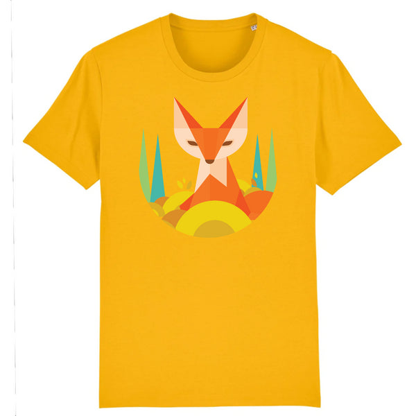 Papero T-SHIRT - BIO- Fox Geometric - HERREN Fabrikladen