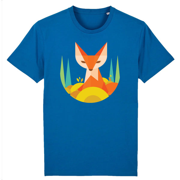 Papero T-SHIRT - BIO- Fox Geometric - HERREN Fabrikladen