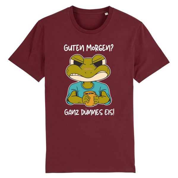 Papero T-SHIRT - BIO- Frog Guten Morgen dünnes Eis - HERREN Speichern exportieren