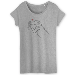 Papero T-Shirt - BIO- Great-dane-love - Damen Black Friday Preise