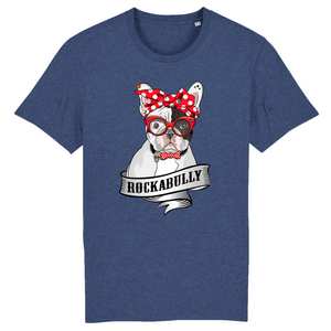 Papero T-Shirt- BIO- FRENCH BULLY ROCKERBULLY- Herren zollfrei
