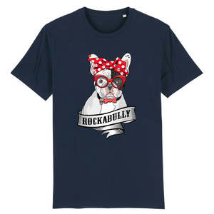 Papero T-Shirt- BIO- FRENCH BULLY ROCKERBULLY- Herren zollfrei