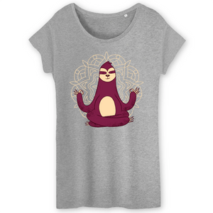 Papero T-Shirt - BIO- MEDITATION SLOTH - Damen Sonderangebot