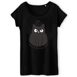 Papero T-Shirt - BIO- No Touchy - Damen Flash Sale