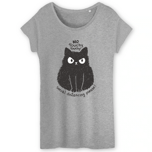 Papero T-Shirt - BIO- No Touchy - Damen Flash Sale