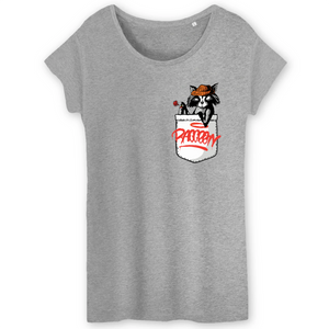 Papero T-Shirt - BIO- Pocket Racoon - Damen Online Shopping