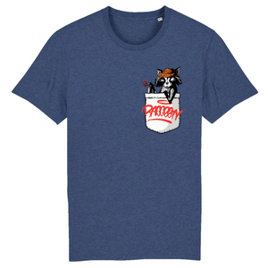 Papero T-Shirt - BIO- Pocket Racoon - Herren Exklusivangebot
