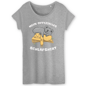 Papero T-SHIRT - BIO- Sloth Sleep3- Damen Vatertagsangebot