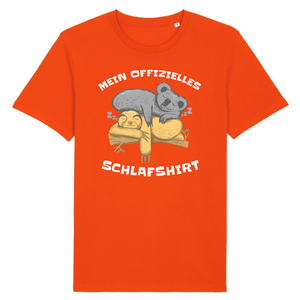 Papero T-SHIRT - BIO- Sloth Sleep3- Herren Valentinstagsangebot