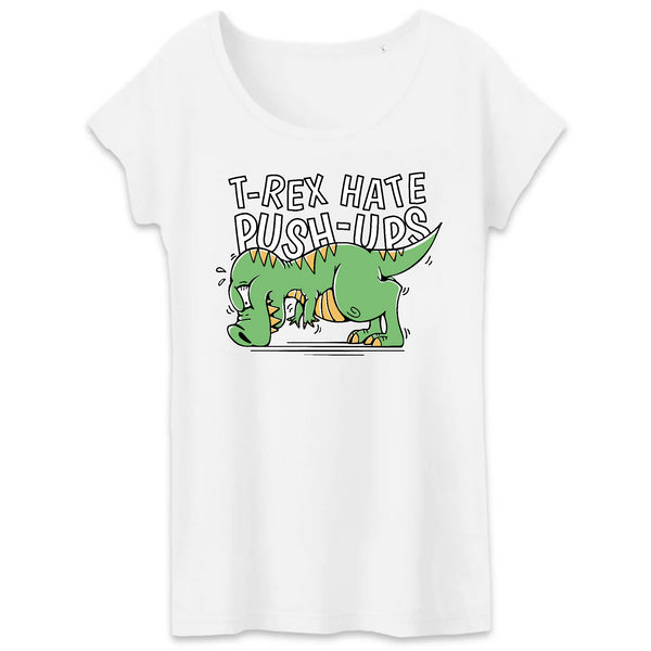 Papero T-SHIRT - BIO- TRex hate Push-Ups - Damen Neueste Mode